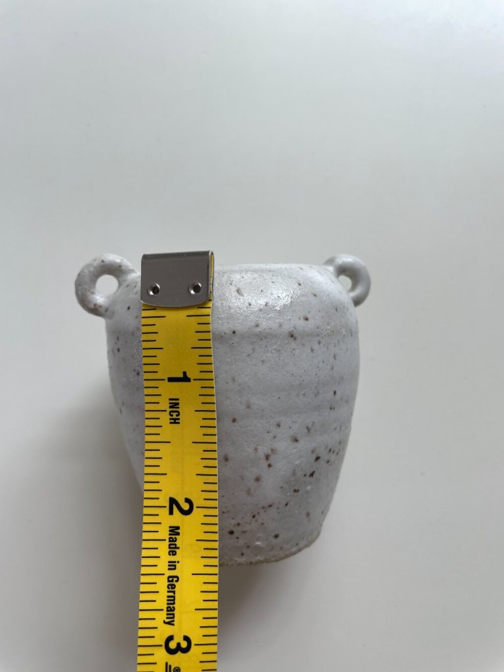 Vintage Mini Handmade Speckled Glaze Ceramic Amphora Stoneware Studio Art Potter - Picture 5 of 5